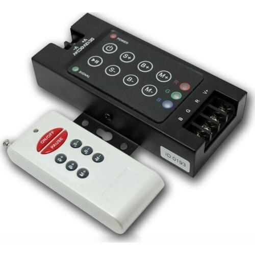Wireless DC 12V / 24V 30A RGB RF LED Controller 8 KEYS, 360W 720W ,For RGB 5050 3528 LED Strips Light 30pcs