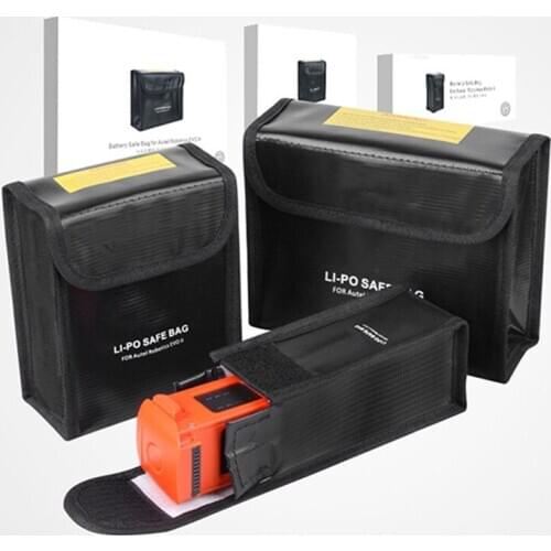 Li-Po Battery Safe Bag Explosion-proof Case for Autel Robotics EVO II/Pro/Dual Series Drone Accessories Protective Storage Bag