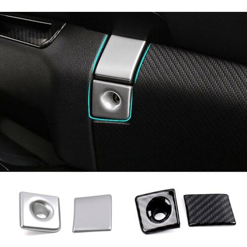 For Lexus UX UX200 UX250 2018-2021 Carbon Fiber Color Modify Storage Glove Box Glovebox Switch Button Cover Trim Frame Refit