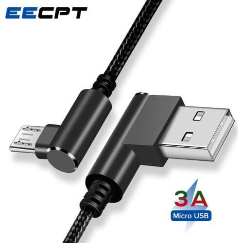 EECPT Micro USB Cable 3A Quick Charge Data Wire Phone Charging Cord for Android Samsung S7 Xiaomi Tablet Micro Charging Adapter
