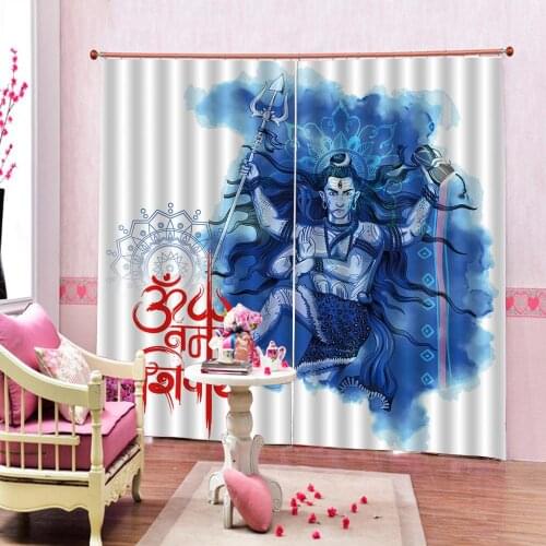 Customized any size Photo 3D Cartoon Character Warrior Curtain For Living Room Bedroom Blackout Window Drapes Indoor Decor Sets