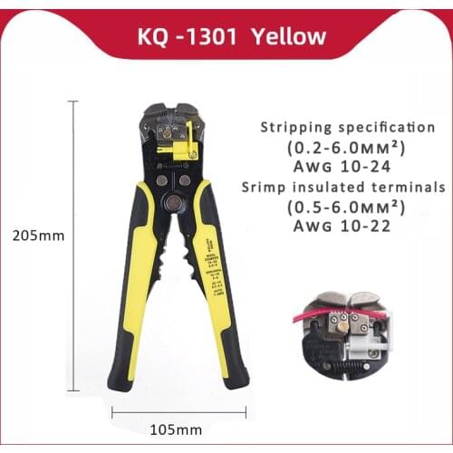 Wire stripper 8 inch cable stripper Electricity Tools pliers Wires Electricity Crimping Cutting Tools KQ-1031