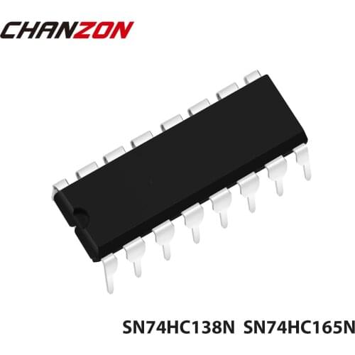 10PCS SN74HC138 74HC138N 74HC138 74HC165 74HC165N DIP DIP16 SN74HC165N Counter Shift Register IC Integrated Circuit New Original