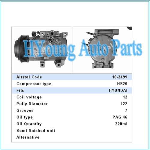 Air auto ac Compressor for Hyundai Grand Starex 977014H010 977014H000 888897039873