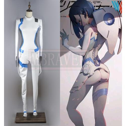 Zero Two Darling in the Franxx 02 Ichigo Combat Suit Cosplay Costume Custom Made