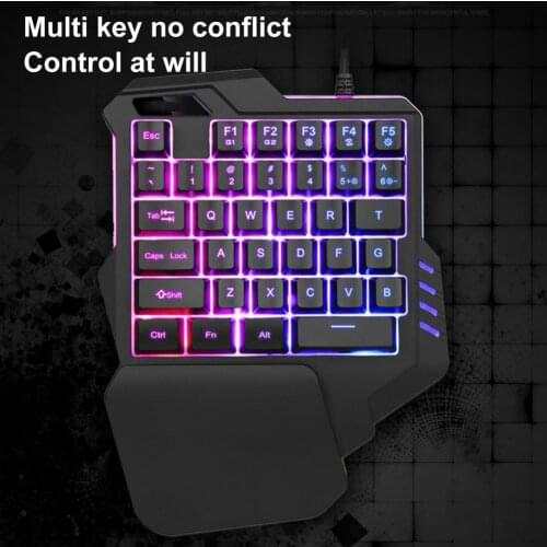 35key Mouse Keyboard Combo Ergonomic Support Macro Recording RGB High-performance Mini Keyboard for Computer