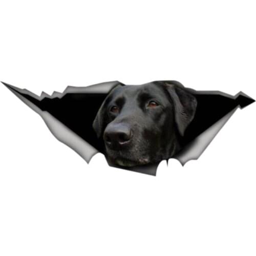 Personality Car Stickers Labrador Retriever Dog Pet Animal Decal Motorcycle Car Window Accessories PVC Apply To Car Window