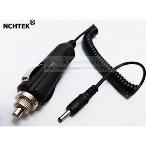 NCHTEK 12V 1A DC 3.5x1.35mm DC Power Car Vehicle Charger Adapter Cord / Cable/Free Shipping/2PCS