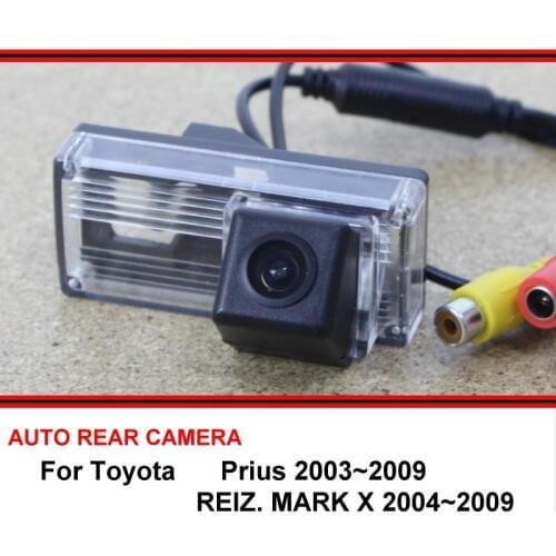 For TOYOTA Prius Rize Mark X 2003~2009 Car Reverse Backup HD CCD Rearview Parking Rear View Camera Night Vision
