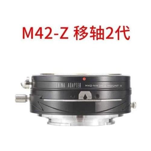 Tilt&Shift adapter ring for M42 42mm mount lens to nikon Z Mount Z6 Z7 Z6II Z7II Z50 full frame mirrorless camera