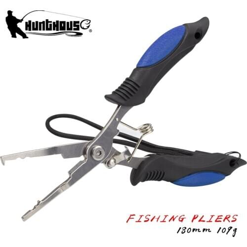Hunthouse Fishing Plier Scissor Tools Lure Cutter Hook Remover Stainless Steel Gripper Line Cutter Scissors Convience And Safety