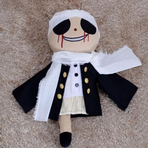 Japanese Anime Bungo Stray Dogs Kyuusaku Yumeno Cute Plush Doll Toy Cosplay Prop Handmade Halloween Christmas Gifts