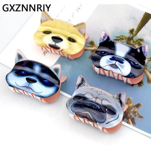 Dog Shape Hair Claw for Women Accessories Hair Clips Korean Fashion Claws Clip Hairclip Hairpins Crab Clamp Headwear Jewelry