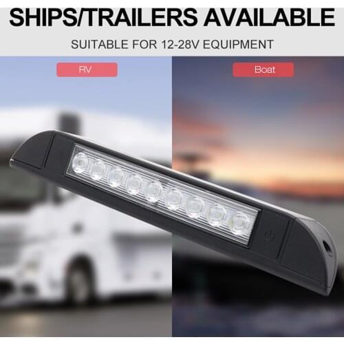 12V RV LED Ceiling Dome Light RV LED Lights Interior for Car/RV/Trailer/Camper/Boat with ON/Off Switch White