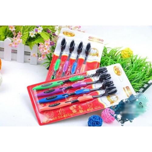 Ultra soft gum-protective anion health bamboo charcoal 24pcs=6pack TB02