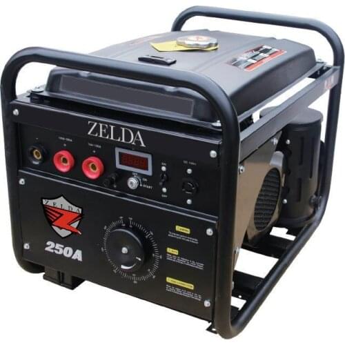Air cooled 4 stroke DC 230V portable gasoline welding machine generator