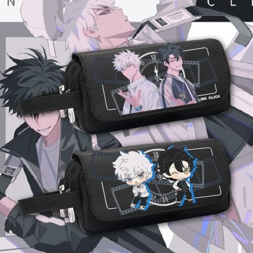 Anime Shiguang Daili Ren Cheng Xiaoshi Lu Guang Student Pen Bag Stationery Fashion High Capacity Pencil Case Storage Bag