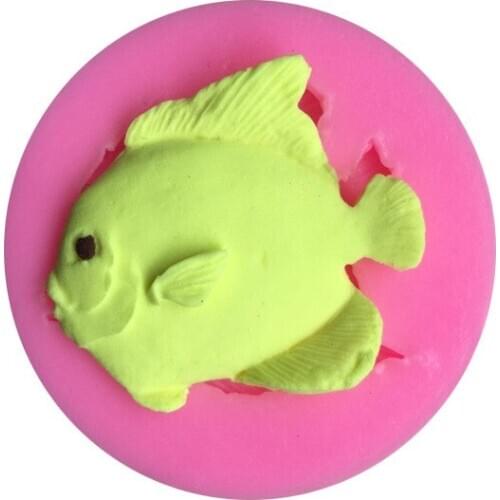 Fish animal cell phone case ornament head flower necklace pendant hand silicone mold 15-93
