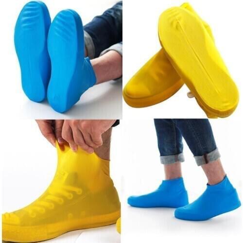 DHL 2PCS/Set Outdoor Antiskid Waterproff Reusable Rain Coat Shoe Boots /Backpack Cover Overshoes