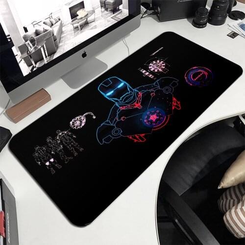 Grn Raton Computer Gamer Jarvis Gaming Mouse Pad Carpet Laptop Accessories Mouse Pads Mat Game Desk Mat Mousepad XXL
