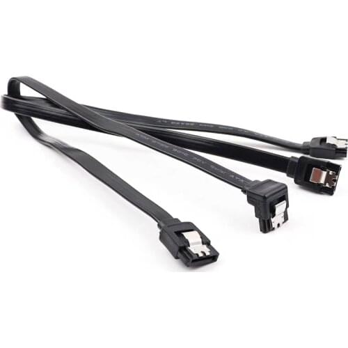 SATA 3.0 Hard Drive Cable High Speed SATA DATA Hard disk Cable 6GB/S 8-core Double shielding for HDD SSD Straight 40CM
