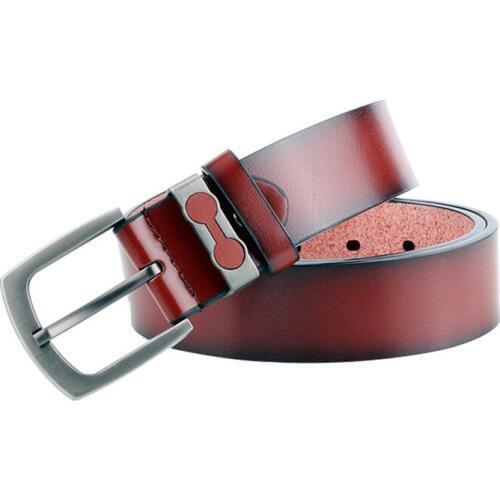 Quality PU Leather Waist Strap Alloy Pin Buckle Brand Belt for Male Designer Fashion Belt w/3.7cm Jeans Casual Belts