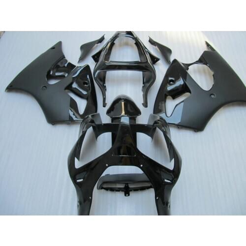 High quality fairings set for Kawasaki injection mold Fairing kit ZX 6R 2000 2001 2002 all black bodykits ZX6R 00 01 02 AA54