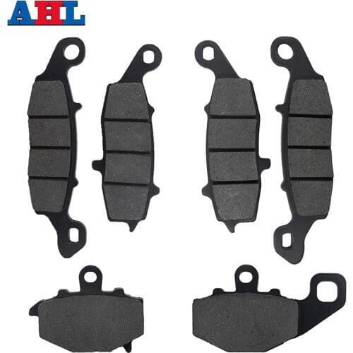 Motorcycle Front Rear Brake Pads Discs Kit For KAWASAKI ER6F EX650 ER6N ER650 2006-2011 KLE650 Versys 2007-2011 Z750S ZR750