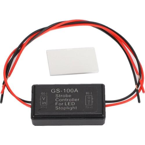 Brake Lamp Controller Car Smart Flash Strobe Controller for LED High Mount Brake Rear Tail Light Strobe Flasher Car Accessories