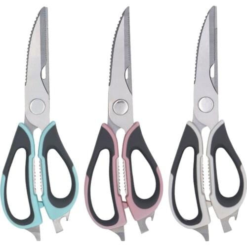 Kitchen Scissors Knife Fish Chicken Household Stainless Steel Multifunction Cutter Shears Cooking Tools Magnetic Refrigerator