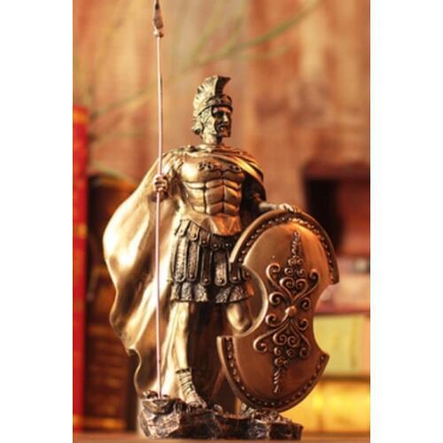 Medieval knight armor model vintage Roman armor warrior creative bar set with home accessories warriors decoration Crafts Arts
