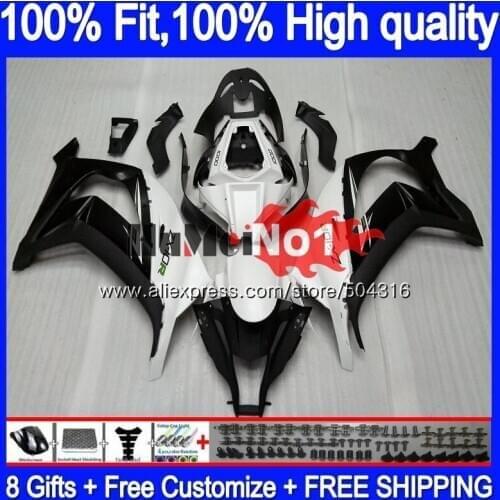OEM Injection For KAWASAKI ZX-10R ZX1000 ZX10R 16 17 18 19 85MC.16 ZX 10 R ZX 10R 1000 2016 2017 2018 2019 Fairing Black white