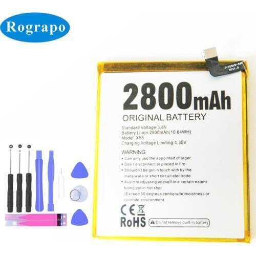 Rograpo DOOGEE X55 Phone Batteries