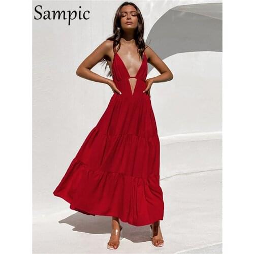 Модные платья-трапеции Sampic China At AliExpress