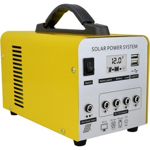 Solar Power System Hardened Shell Ideal Sine Wave Portable For Picnic Camping Office RV Stable Waveform