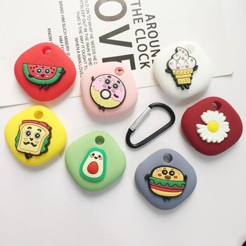 For Samsung Galaxy SmartTag Tracker Protector Cover Cartoon Funny Silicone Shockproof Protective Case For Galaxy Smart Tag Case