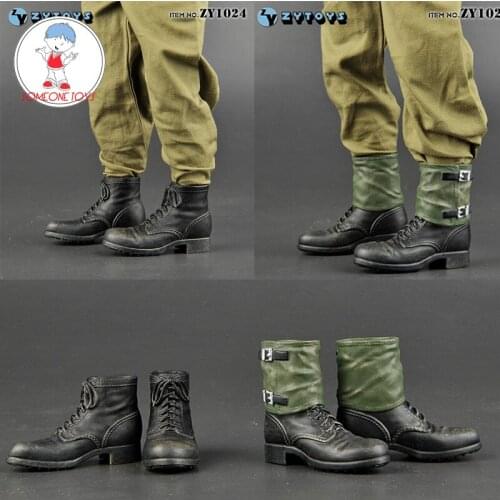 1/6 Male shoes ZY1024 military boots Hollow Boots casual Mountain Combat boots for 12" TBLeague Soldier Action body jiaou doll