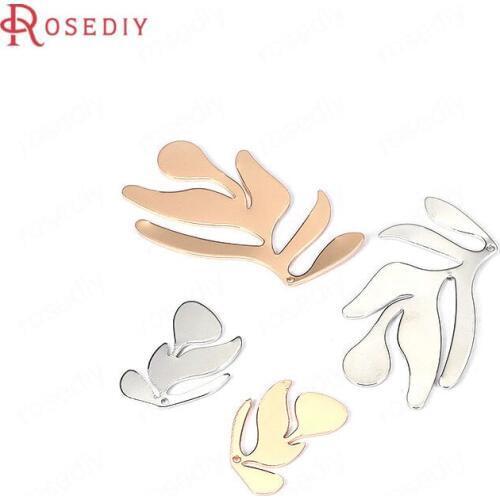 F488)10 pieces 22*22mm Gold Color Plated Zinc Alloy Tree Leaf Charms Pendants Diy Jewelry Findings Accessories Wholesale