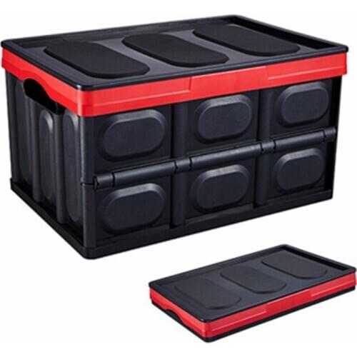 30L Portable Fold Storage Box Bins Eco-Friendly PP Strong Organizer Storage For Car Living Room Kitchen Telescopic Plastic Box