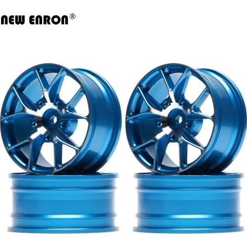 4Pcs Alloy 5Y Spoke 3mm Offset 52 mm Rc Drift Wheels Hub for RC Car Part 1/10 On Road Rock Sakura Traxxas Tamiya HPI Kyosho HSP