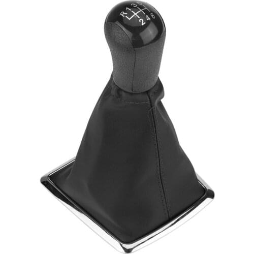 6 Speed Gear Stick Shift Knob Gaiter Boot Cover for Ford Focus MK2 2004 2005 2006 2007 2008 Car Gear Shift Knob