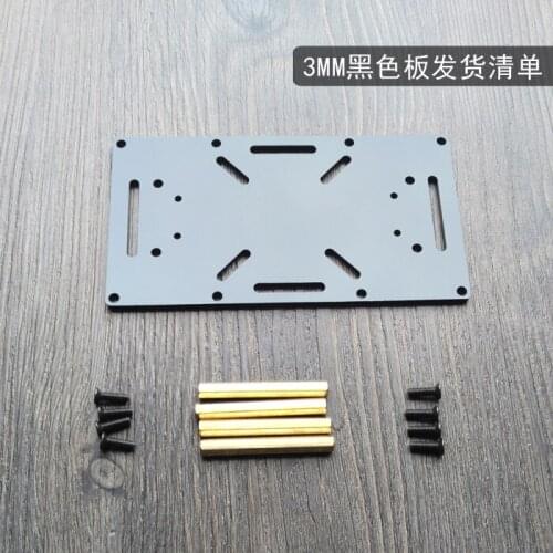 Acrylic Plate For Arduino DIY Smart Banlance Robot Car Fixed Support For Self Balancing Vehicle Chassis Remote Control