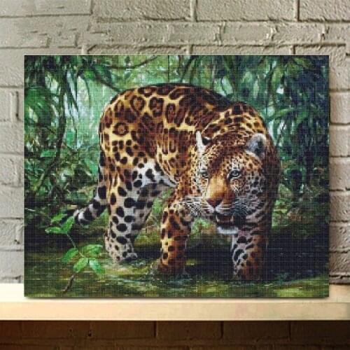 Tiger Beast 5D 100% Full Diamond Painting Cartoon Characters Diamond Embroidery Animal Cross Stitch Home Wall Decor