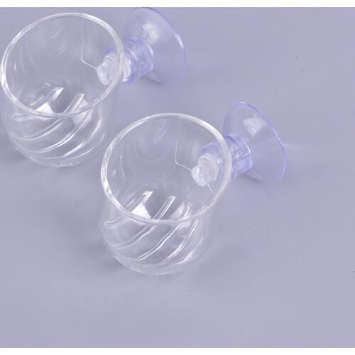 Automatic Fish Feeder Tapered Aquarium Red Worm Feeding Feeder Funnel Cup Fish Food Feed Tool Aquarium Feeder With Suction Cup