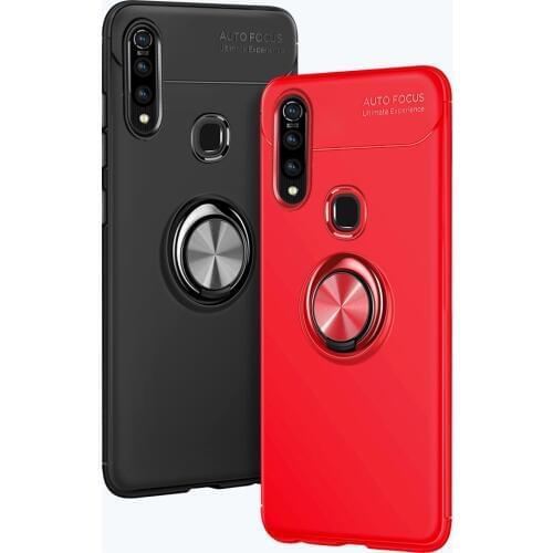 For VIVO Z5X Case Soft Silicone With Stand Ring Shockproof Protective Back Cover case for vivo z5x z5 x vivoz5x phone shell