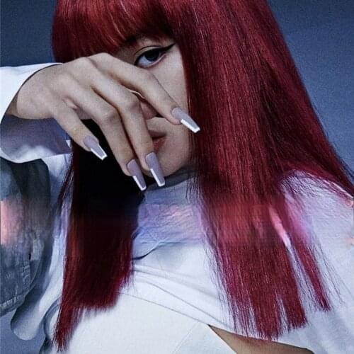 Deep V Shape Ballet French Fake Nail Sticker Wearing Nail Manicure Finished Nail Piece Nail Patch Girl