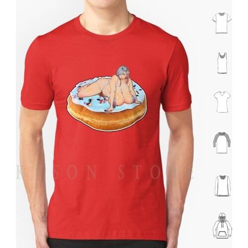 Donut 2P T Shirt Cotton Men Diy Print Hentai Manga Doujin Doujinshi Lewd Oppai Waifu Sexy Ecchi Boobs Ass