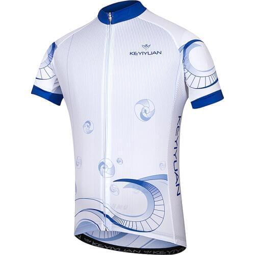 KEYIYUAN cycling coat menswear mountain bike jersey man breathable quick-drying short-sleeved summer outdoor sports team jerseys