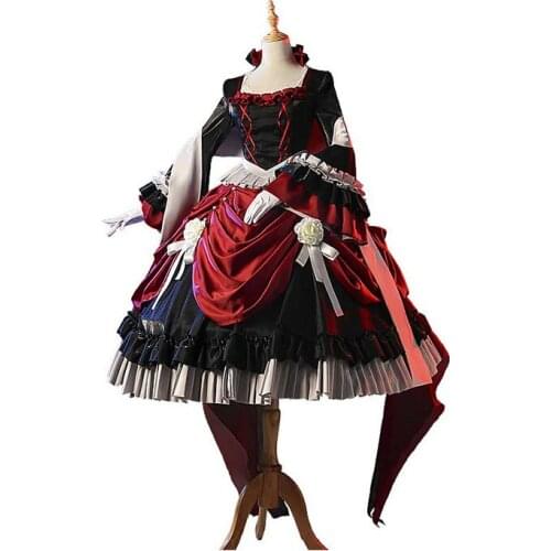 Anime Identity V Marie Antoinette Cosplay Costume Full Dress Hat Pantyhose Daily Carnival Party Festival Uniform Brand New