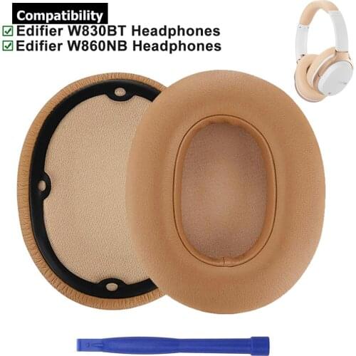 Potein Leather Replacement Earpads Ear Pad Cushion Cups Cover Repair Parts for Edifier W830BT W860NB W830 BT W860 NB Headphones